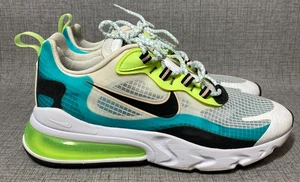 Herren Nike Air Max 270 React Oracle Aqua/Ghost grün Größe 9,5 Sport Fitnessstudio - Bild 1 von 10