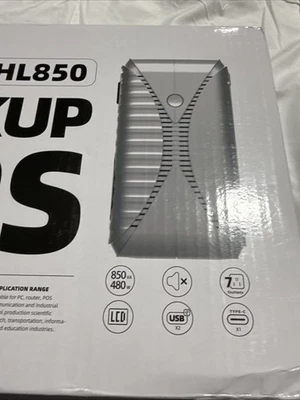 Protector contra sobretensiones de respaldo de batería SKE UPS HL850 850VA/480W para computadoras USB - NUEVO Foto 1 de 4