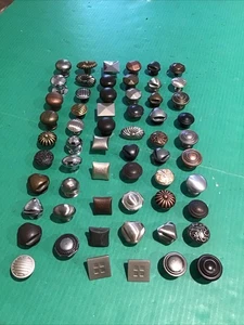 LOT of 60 Furniture Drawer/Cabinet Hardware Pulls Misc Parts Pull Handle - Picture 1 of 10