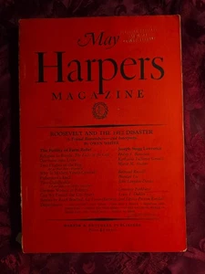 HARPERs May 1930 OWEN WISTER BERTRAND RUSSELL ROARK BRADFORD JOHN LANGDON-DAVIES - Picture 1 of 1