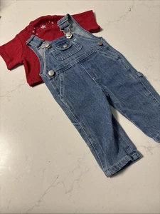 My Twinn Purple Leopard Twill 2 Piece Overalls & Shirt Doll Clothing Set! - Picture 1 of 9