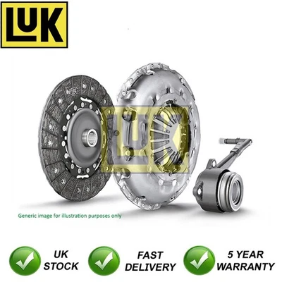 Kit de embreagem 3 peças LUK compatível com Volvo V40 XC40 V60 1.6 D 2.0 + outros modelos - Imagem 1 de 4