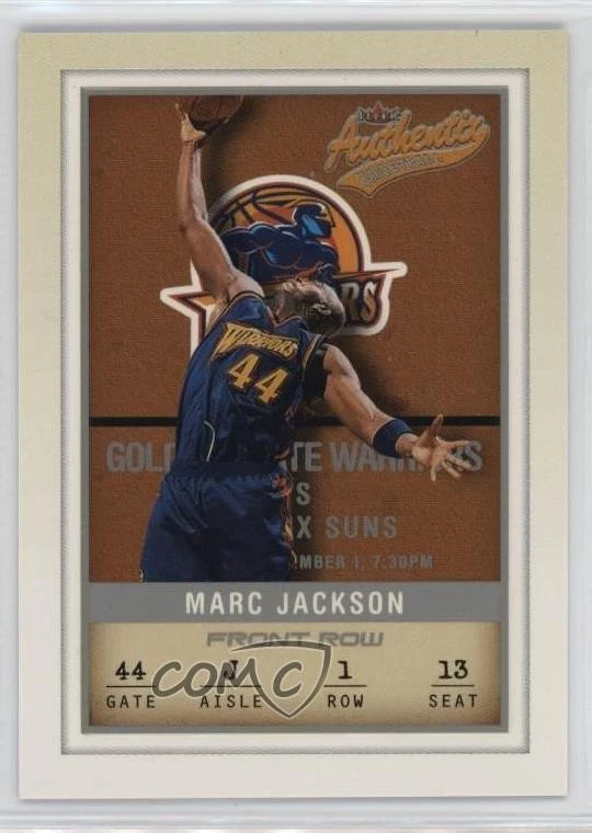2001-02 Fleer Authentix Front Row /100 Marc Jackson #47 - Image 1 of 2