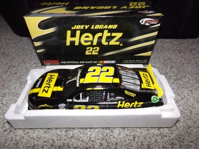 1/24 JOEY LOGANO #22 HERTZ BLACK  2013  ACTION NASCAR DIECAST - Image 1 of 4
