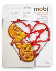 Mobi Barnyard Animals Pancake Molds Silicone Cluster Molds - Picture 1 of 4