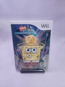 Bob Esponja Atlantis SquarePantis (Nintendo Wii, 2007) Completo con Manual CIB - Imagen 1 de 6