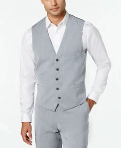 $149 International Concepts Men'S Gray Fit 5 Button Suit Vest Waistcoat M - Picture 1 of 1