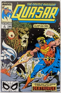 Quasar Vol 1 #2; Marvel NUEVO 1989; Deathurge; Paul Ryan; Danny Bulanadi - Imagen 1 de 9