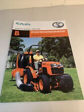 Kubota B1830 B2230 B2530 B3030 Diesel Tractor 2008 Sales Brochure Specification