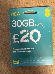 Paquete EE Pay As You Go PAYG £20 - Imagen 1 de 1