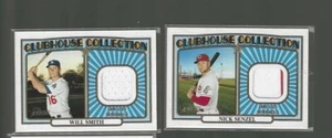 2021 Topps Heritage CLUBHOUSE COLLECTION JERSEY RELIC WILL SMITH & NICK SENZEL - Picture 1 of 1