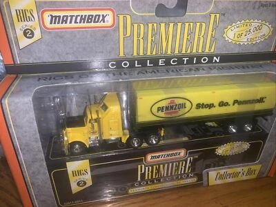 1997 Matchbox Premiere Collection Rigs Series 2 Kenworth 40' Trailer Pennzoil - Image 1 of 4