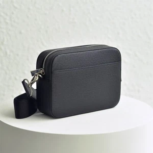 Urban Craft Korea Genuine Leather Bread Mini Shoulder Cross Body Bag Purse Black - Picture 1 of 10