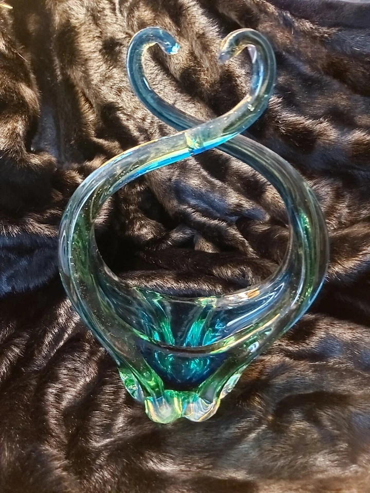 CENTRO DE MESA - CRISTAL MURANO - AÑOS 70 Foto 1 de 1