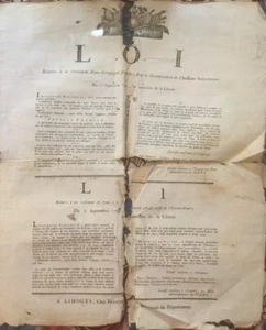 COMPAGNIE FRANCHE « CHASSEURS BON-TIREURS ». DOCUMENT DE 1793. - Picture 1 of 3
