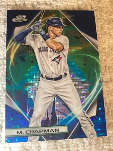 2022 Topps Chrome Cosmic Matt Chapman Blue Pulsar /99 Giants-A’s-Blue Jays - Picture 1 of 2