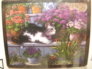 Sure-Lox Compact Puzzler Portable System Cat~Flowers~NEW~Complete~Puzzle~500 PCS - Picture 1 of 10