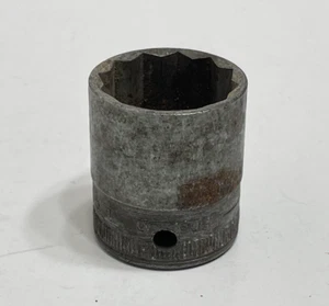 Snap-on SW-320 1/2  1in  1/2" Drive 12-point Socket USA Knurled Grip VTG Shallow - Picture 1 of 5