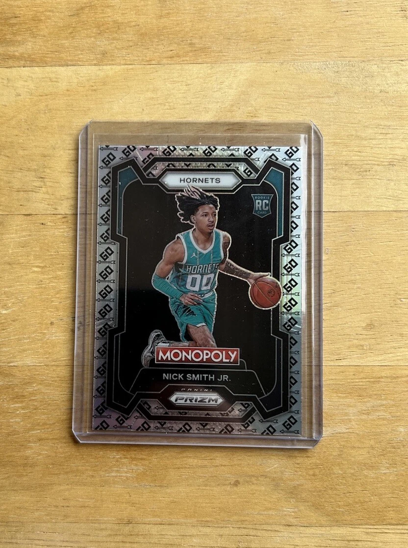 2023-24 Panini Prizm Monopoly Nick Smith Jr. Go Space Rookie No. 14