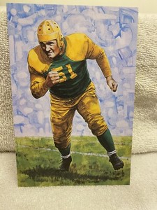 ROBERT CAL HUBBARD GOAL LINE ART SERIES ONE UNSIGNED CARD 15 PACKERS