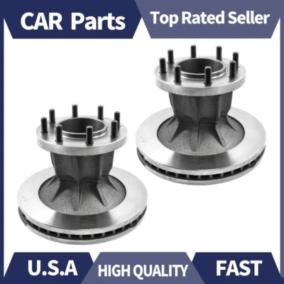 Conjunto de buje y rotores de freno de disco delanteros DuraGo 2 piezas para Chevrolet G30 1996 Foto 1 de 3