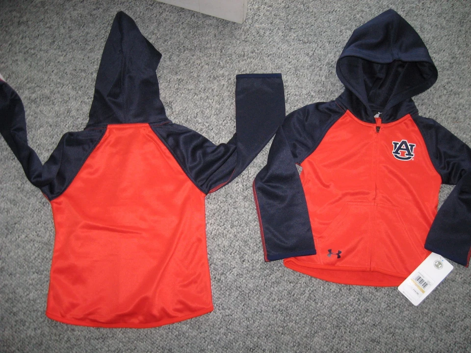 AUBURN UNIVERSITY Unisex Niño Pequeño Under Armour Pullover o Chaqueta con Cremallera, Poliéster Foto 1 de 1