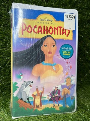 Pocahontas 1996 VHS Walt Disney Masterpiece Collection Rare Sealed Foto 1 de 4