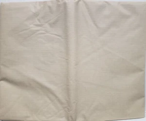 Peva Vinyl Tablecloth 52" x 90" Oblong (6-8 people) SOLID BEIGE COLOR 21, BH - Picture 1 of 10