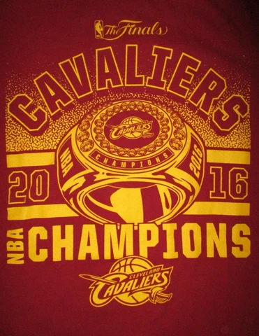 CLEVELAND CAVALIERS 2016 WORLD CHAMPIONSHIP RING T SHIRT Basketball Lebron Era L Cover
