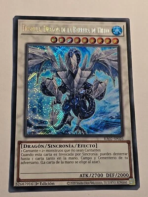 Trishula, Dragon of the Ice Barrier (V.3 - Secr●YUGIOH●RA02●SPANISH●1st●NM●34042 - Image 1 of 2