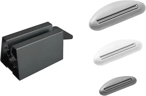 Toothpaste Squeezer Tube Roller, 1 x Heavy Duty Metal Roller 3 x Squeeze Card, - Picture 1 of 7