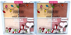 (2) Peanuts x Wet N Wild The Gift Of Giving Face Quad 0.7 oz Ea Sealed 1115361 - Picture 1 of 3