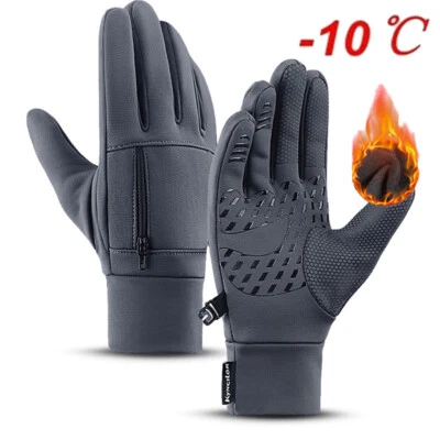 -10℉ Winter Thermal Gloves Touchscreen Windproof Waterproof Gloves for Men Women - Image 1 of 4