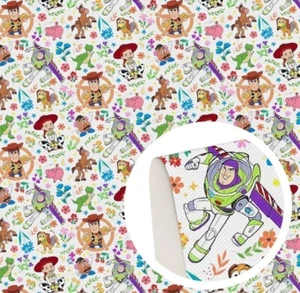 Toy Story FAUX LEATHER ROLL Alien 12" x 55" WHOLESALE 1243159 SMOOTH - Picture 1 of 1