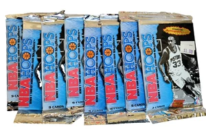1996-97 Skybox NBA Hoops Series 1 Lot of (8) Packs Kobe RC? - Picture 1 of 3