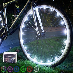 A01 LED Bike Wheel Lights - Ultra-Bright, Waterproof Bicycle Spoke Lights with B - Picture 1 of 6