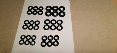 36 Replacement Tyres Lot Restore Matchbox Lesney Regular Wheels spare parts 1/66 - Image 1 of 4