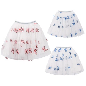 Baby Girls Tutu Skirt 100-150 Mesh Baptism Tulle Mesh Tulle Fabric Birthday - Picture 1 of 24