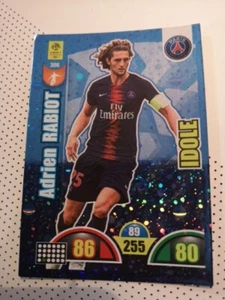 Adrien Rabiot Psg Idole Carte Foot Panini Adrenalyn 2018 2019 #386 - Picture 1 of 2