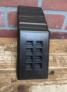 Vantage Controls Bronze SoftLine Face Plate-8 Button SquareTouch Metal - [EACH] - Picture 1 of 3