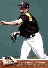 2007 South Bend Silver Hawks Grandstand #20 Gerardo Parra Maracaibo Venezuela VZ