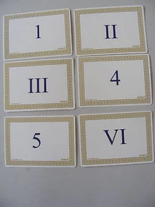 Inspirational Classrooms, Pk of 40, A6 Roman Numerals Cards, Edtech, Ref 3130602 - Picture 1 of 1