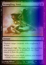 Magic the Gathering MTG Strangling Soot (132) Time Spiral   LP FOIL