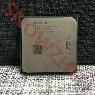 AMD FX 4300 CPU 3.8 GHz FD4300WMW4MHK Socket AM3+ Processor - Image 1 of 3