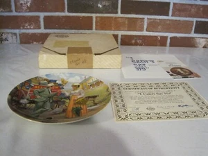 KNOWLES LIMITED EDITION "I CAN'T SAY NO" BY MORT KUNSTLER COLLECTOR PLATE - Picture 1 of 12