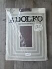 Vintage Adolfo Flannel Gray Sheer Panty Hose - Size XL - Old Stock, Still Sealed