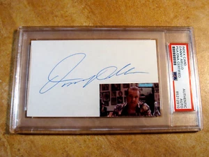 DANNY AIELLO ATTORE FIRMATO SCHEDA INDICE AUTOGRAFATA TAGLIO FOTO PSA - Foto 1 di 2