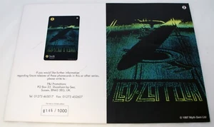 Led Zeppelin Phone Card Official Myth Gem Ltd Limited Edition #0146/1000 1997 - Bild 1 von 14