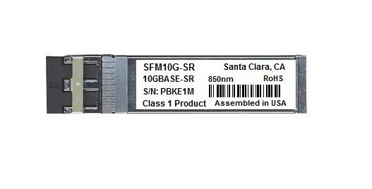 Solarflare SFM10G-SR compatible 10GBASE-SR 850nm 10 Gb/s SFP+SR 300m LC MMF - Image 1 of 1