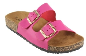 Sandalias planas para mujer ANNA Glory-100 con doble correa puntera abierta - Imagen 1 de 21